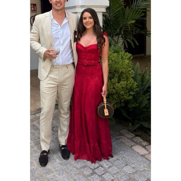 Nadine Merabi Miranda Red Dress XS NWT - Picture 10 of 14